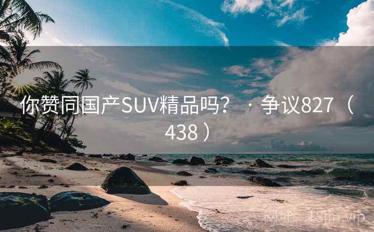 你赞同国产SUV精品吗? · 争议827(438 )