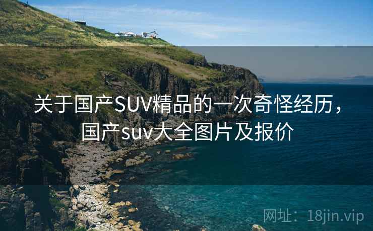 关于国产SUV精品的一次奇怪经历,国产suv大全图片及报价